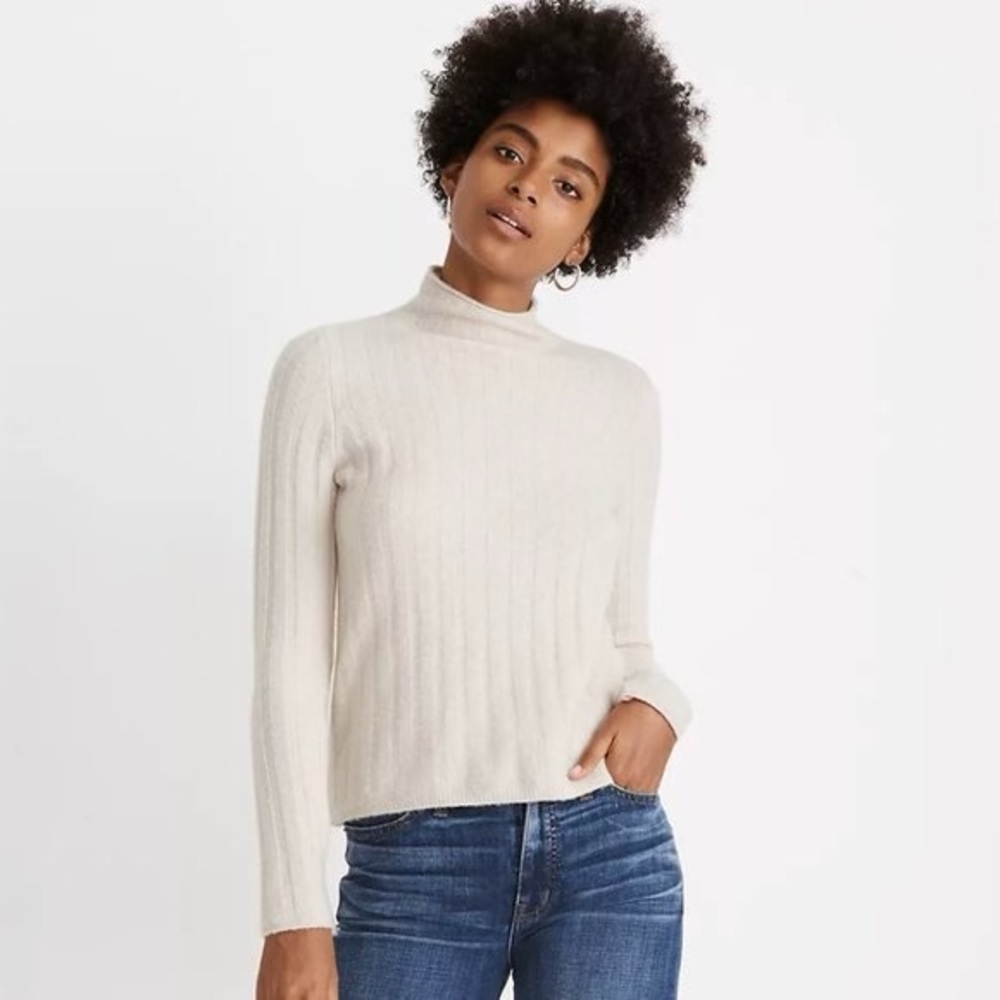 Madewell Evercrest Mockneck Sweater